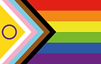 LGBTQ2S+ inclusive Pride flag